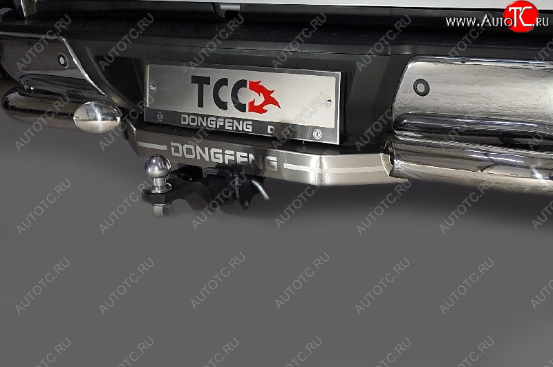 23 999 р. Фаркоп (тягово-сцепное устройство) ТСС Тюнинг  Dong Feng DF6 (2022-2025) пикап (оцинкованный, шар E нержавейка, надпись DongFeng)  с доставкой в г. Керчь