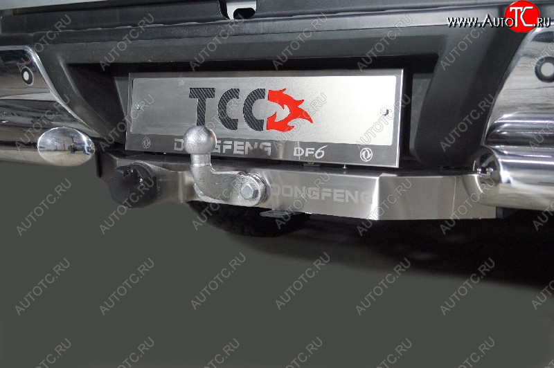 16 999 р. Фаркоп (тягово-сцепное устройство) TCC Тюнинг  Dong Feng DF6 (2022-2025) пикап (крюк F, надпись DongFeng)  с доставкой в г. Керчь