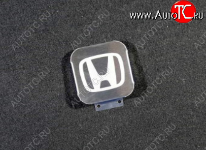 1 999 р. Заглушка на фаркоп с логотипом Honda (на фаркопы TCC, нержавеющая сталь) TCC  Honda CR-V  RW,RT (2016-2022) дорестайлинг, рестайлинг  с доставкой в г. Керчь