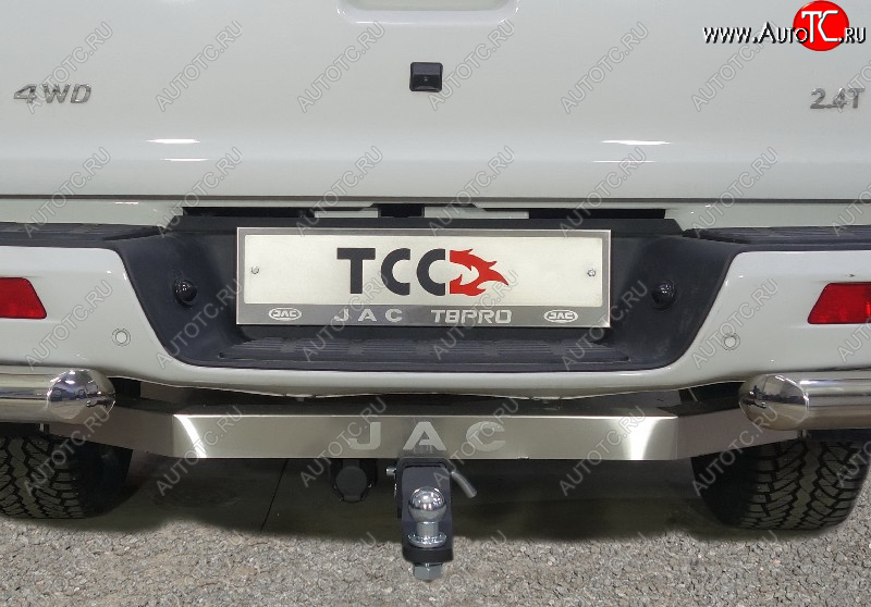 20 999 р. Фаркоп (тягово-сцепное устройство) TCC Тюнинг JAC T6 пикап (2018-2024) (оцинкованный, шар E, надпись JAC)  с доставкой в г. Керчь