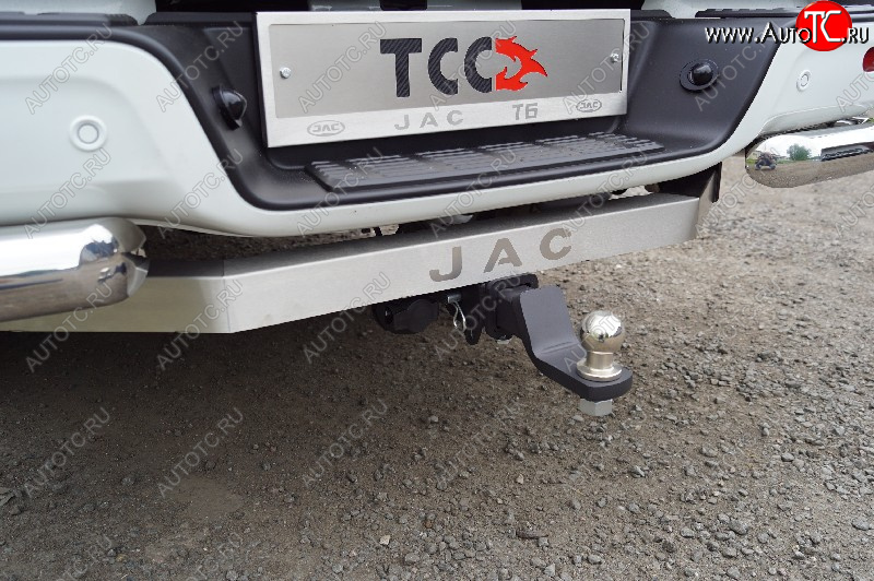 23 999 р. Фаркоп (тягово-сцепное устройство) TCC Тюнинг  JAC T6 - T8 PRO (оцинкованный, шар Е, надпись JAC)  с доставкой в г. Керчь