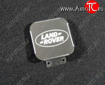1 999 р. Заглушка на фаркоп с логотипом Land Rover (на фаркопы TCC, нержавеющая сталь) TCC  Land Rover Discovery Sport  L550 - Range Rover Sport  2 L494  с доставкой в г. Керчь
