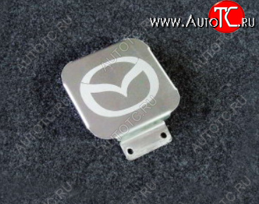 1 999 р. Заглушка на фаркоп с логотипом Mazda (на фаркопы TCC, нержавеющая сталь) TCC  Mazda CX-5 ( KE,  KF) - CX-9  TC  с доставкой в г. Керчь