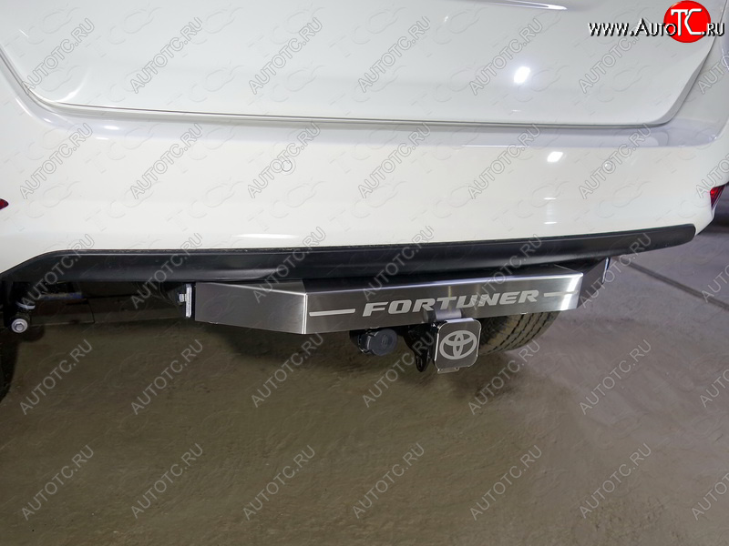18 999 р. Фаркоп (тягово-сцепное устройство) ТСС Тюнинг Toyota Fortuner AN160 дорестайлинг (2015-2020) (оцинкованный, крюк Е, надпись Fortuner)  с доставкой в г. Керчь