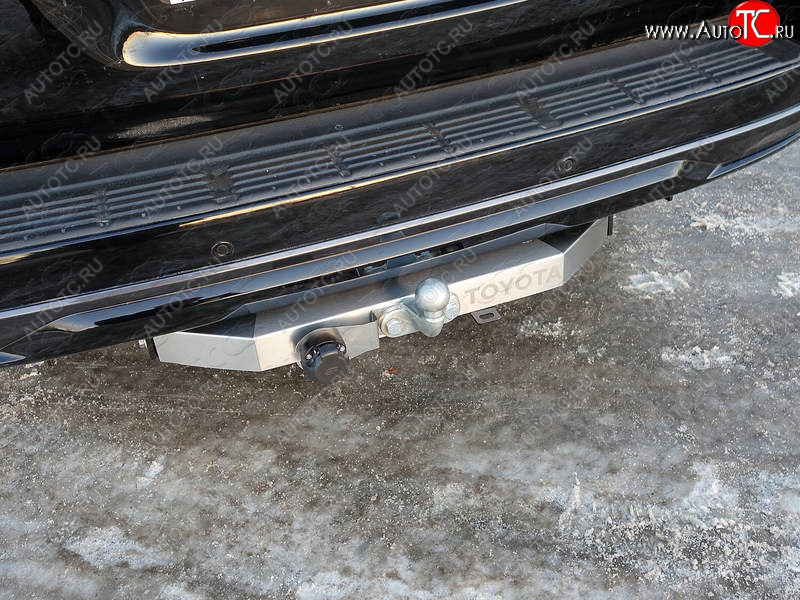 10 699 р. Фаркоп (тягово-сцепное устройство) ТСС Тюнинг  Toyota Land Cruiser  200 (2015-2021) 2-ой рестайлинг (надпись Toyota, шар F)  с доставкой в г. Керчь