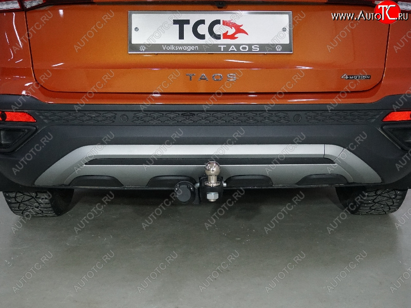 13 999 р. Фаркоп (тягово-сцепное устройство) ТСС Тюнинг  Volkswagen Taos (2020-2022) (нержавейка)  с доставкой в г. Керчь