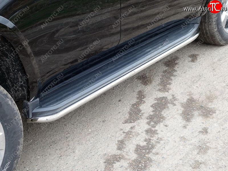 25 499 р. Защита порогов алюминий 50,8 мм, ТСС Тюнинг  Chevrolet Tahoe  K2UC (2014-2021)  с доставкой в г. Керчь