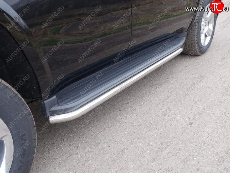 27 449 р. Защита порогов алюминий 60,3 мм, ТСС Тюнинг  Chevrolet Tahoe  K2UC (2014-2021)  с доставкой в г. Керчь