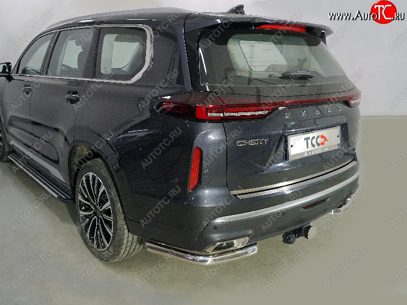 18 499 р. Защита заднего бампера (2.0L 4WD, уголки, d60,3 мм) TCC EXEED VX дорестайлинг (2020-2023)  с доставкой в г. Керчь