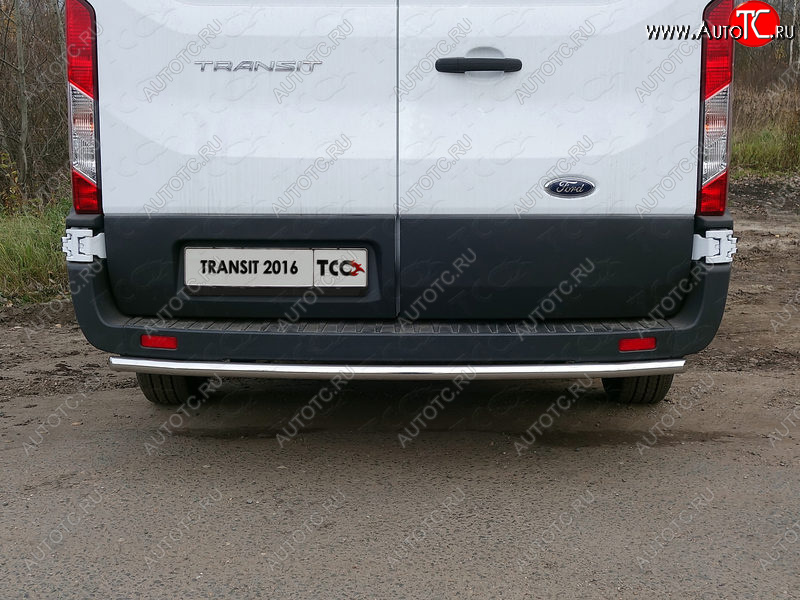 18 999 р. Защита задняя (нержавейка d42,4 мм), ТСС Тюнинг  Ford Transit (2014-2022) цельнометаллический фургон  с доставкой в г. Керчь