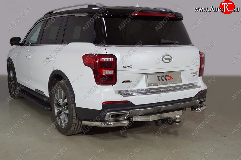 23 999 р. Защита заднего бампера (2.0T 4WD, уголки, d60,3 мм) TCC  GAC GS8 (2016-2023)  с доставкой в г. Керчь