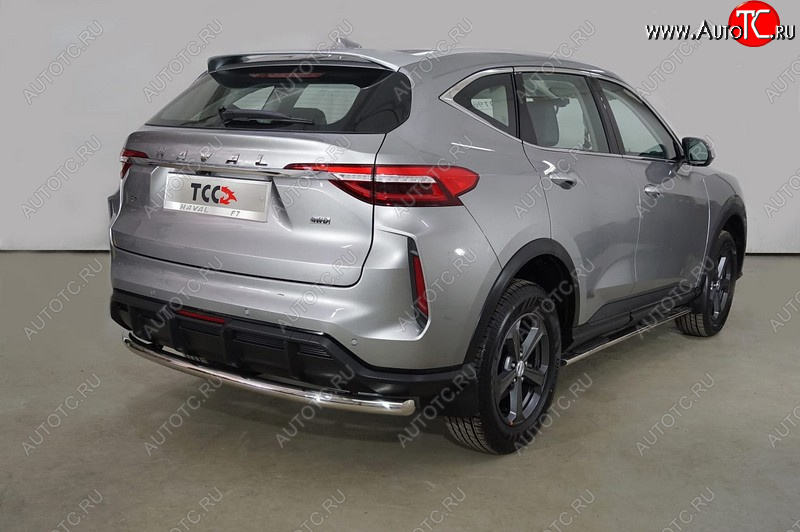 18 499 р. Защита задняя (нержавейка 60,3 мм) ТСС Тюнинг  Haval F7 (2022-2024) рестайлинг  с доставкой в г. Керчь