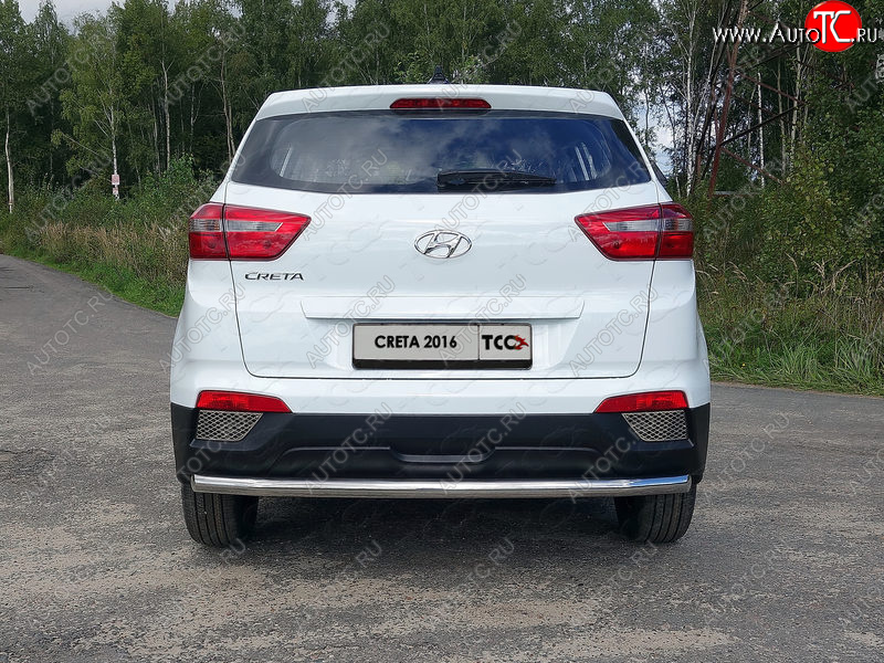 15 999 р. Защита задняя (нержавейка 60,3 мм) ТСС Тюнинг  Hyundai Creta  GS (2015-2019) дорестайлинг  с доставкой в г. Керчь