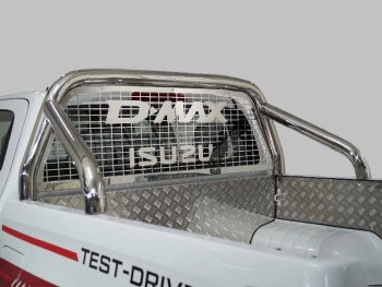 Защита кузова и заднего стекла (только для кузова) d 76,1 мм ТСС Тюнинг Isuzu D-Max  RG (2020-2023) DoubleCab (нержавейка)