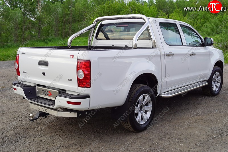 54 999 р. Защита кузова (только для кузова) d76,1 мм ТСС Тюнинг JAC T6 пикап (2018-2024) (нержавейка)  с доставкой в г. Керчь