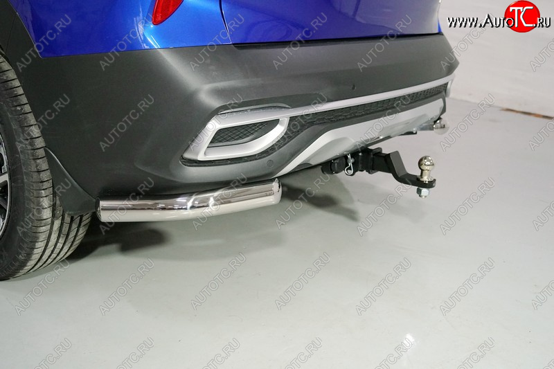 12 699 р. Защита заднего бампера (уголки, d60,3 мм) TCC  KIA Seltos (2019-2025)  с доставкой в г. Керчь
