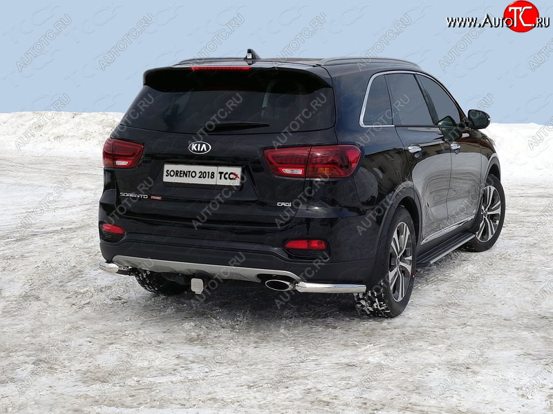 17 649 р. Защита задняя (уголки) 60,3 мм  kiasorpr18-29  с доставкой в г. Керчь