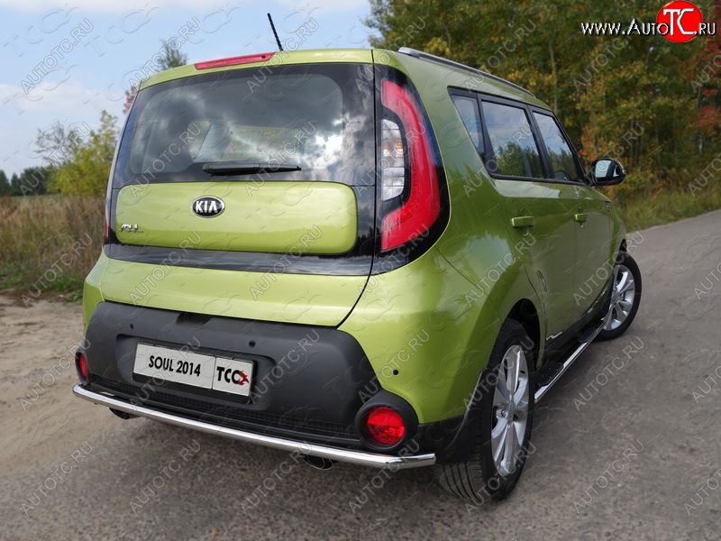 15 999 р. Защита задняя (нержавейка d42,4 мм), ТСС Тюнинг KIA Soul PS дорестайлинг (2014-2016)  с доставкой в г. Керчь