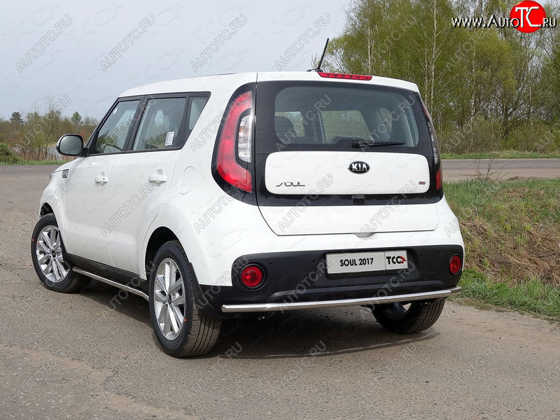15 999 р. Защита задняя (нержавейка d42,4 мм), ТСС Тюнинг KIA Soul PS рестайлинг (2017-2019)  с доставкой в г. Керчь