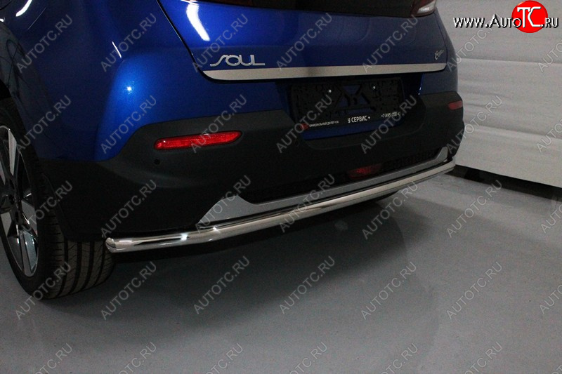 14 699 р. Защита задняя (нержавейка d42,4 мм), ТСС Тюнинг KIA Soul SK3 (2018-2022)  с доставкой в г. Керчь
