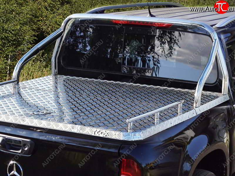 67 999 р. Защита кузова (для крышки) d 75х42 мм ТСС Тюнинг  Mercedes-Benz X class  W470 (2017-2020) (нержавейка)  с доставкой в г. Керчь