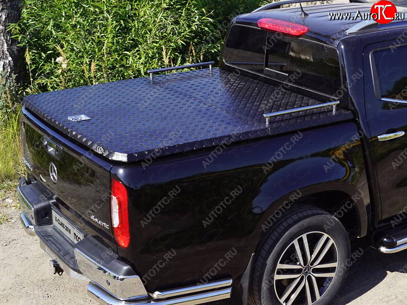 5 549 р. Рейлинги короткие ТСС Тюнинг  Mercedes-Benz X class  W470 (2017-2020) (нержавеющая сталь)  с доставкой в г. Керчь