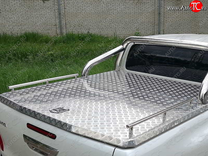 54 999 р. Защита кузова (для крышки) d71,6 мм ТСС Тюнинг Mitsubishi L200 5 KK,KL дорестайлинг (2015-2019) (нержавейка)  с доставкой в г. Керчь