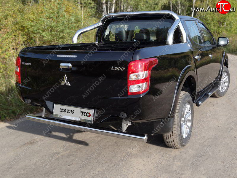 67 999 р. Защита кузова d 75х42 мм (только для кузова) ТСС Тюнинг  Mitsubishi L200  5 KK,KL (2015-2019) дорестайлинг (нержавейка)  с доставкой в г. Керчь