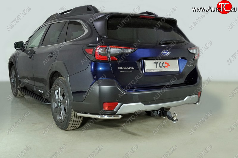 17 099 р. Защита заднего бампера (уголки, d42,4 мм) TCC  Subaru Outback  BT (2019-2025) универсал  с доставкой в г. Керчь