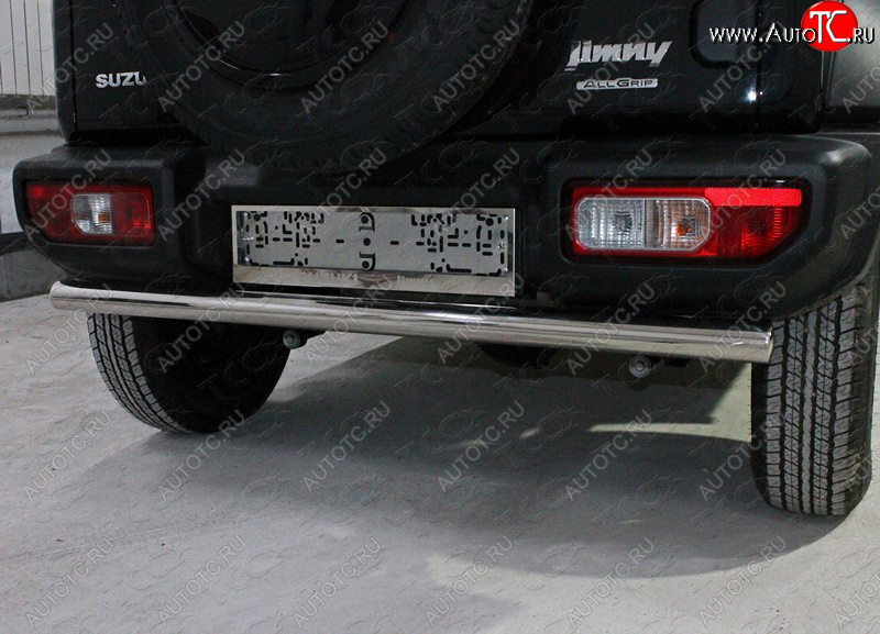 14 699 р. Защита задняя (нержавейка 60,3 мм) ТСС Тюнинг  Suzuki Jimny  JB64 (2018-2025)  с доставкой в г. Керчь
