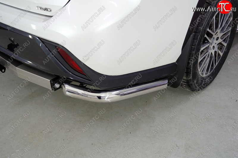 18 499 р. Защита заднего бампера (уголки, d60,3 мм) TCC Toyota Highlander XU70 (2020-2025)  с доставкой в г. Керчь