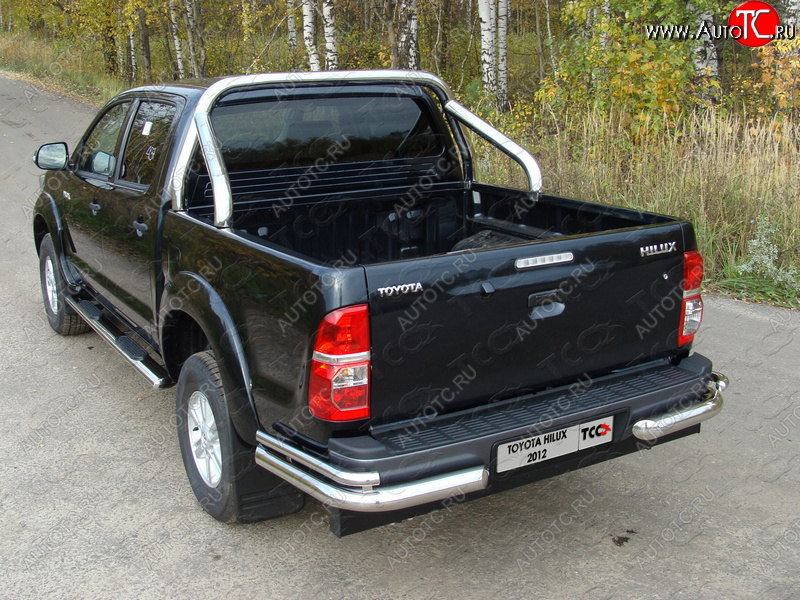54 999 р. Защита кузова d76,1 мм (только для кузова) ТСС Тюнинг  Toyota Hilux  AN20,AN30 (2011-2016)  2-ой рестайлинг (нержавейка)  с доставкой в г. Керчь