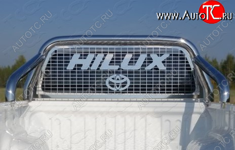 67 999 р.  Защита кузова и заднего стекла (нержавейка Ø76,1) ТСС Тюнинг  Toyota Hilux  AN120 (2016-2025) дорестайлинг, 1-ый рестайлинг, 2-ой рестайлинг (без крышки)  с доставкой в г. Керчь