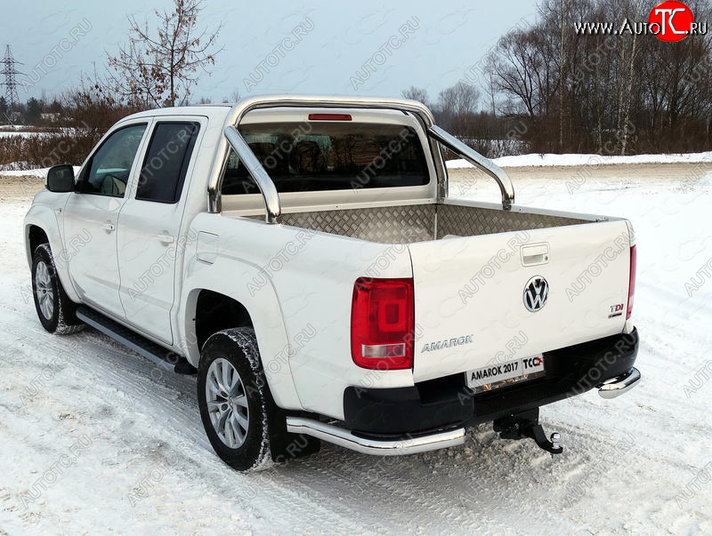 54 999 р. Защита кузова (для кузова) d 76,1 мм ТСС Тюнинг Volkswagen Amarok рестайлинг (2016-2022) (нержавейка)  с доставкой в г. Керчь