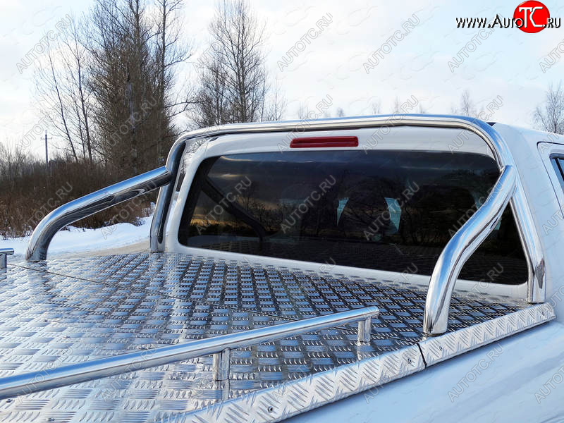 67 999 р. Защита кузова d 75х42 мм (для крышки) ТСС Тюнинг  Volkswagen Amarok (2016-2022) рестайлинг (нержавейка)  с доставкой в г. Керчь