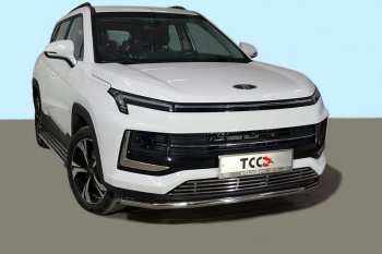 Защита переднего бампера нижняя d42,4 мм ТСС Тюнинг Москвич 6 (2023-2025) лифтбэк (нержавейка)