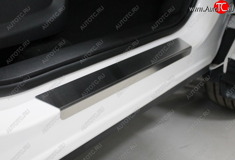 3 879 р. Накладки на пороги, ТСС Тюнинг  Chery Tiggo 7 PRO (2019-2025) (лист шлифованный)  с доставкой в г. Керчь