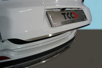 Накладка на заднюю дверь, ТСС Тюнинг Chery Tiggo 4 Pro (2021-2025) (Лист шлифованный)