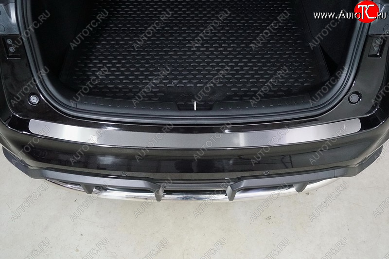 3 199 р. Накладка на задний бампер лист шлифованный, ТСС Тюнинг  Haval F7x (2022-2024) рестайлинг (Лист шлифованный)  с доставкой в г. Керчь