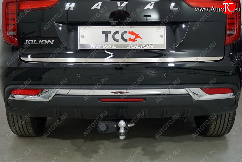 1 999 р. Накладка на заднюю дверь, ТСС Тюнинг Haval Jolion рестайлинг (2024-2025) (Лист шлифованный)  с доставкой в г. Керчь