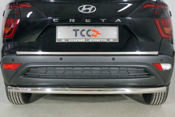  Накладка на заднюю дверь, ТСС Тюнинг Hyundai Creta  SU (2020-2022) (Лист шлифованный)