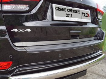 Накладка на заднюю дверь, ТСС Тюнинг Jeep Grand Cherokee  WK2 (2013-2018) 1-ый рестайлинг (Лист шлифованный)
