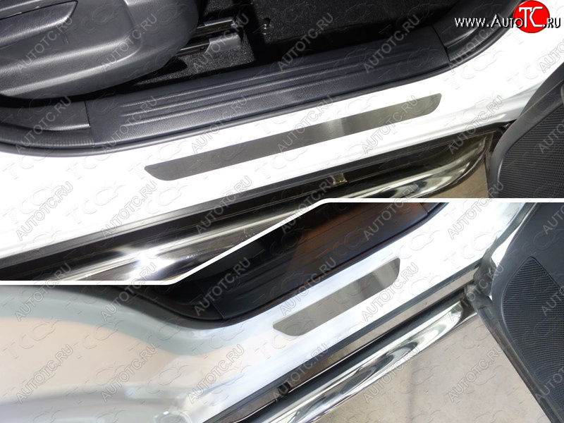 2 599 р. Накладки на пороги, ТСС Тюнинг  Mazda CX-5  KF (2016-2025) (лист шлифованный)  с доставкой в г. Керчь