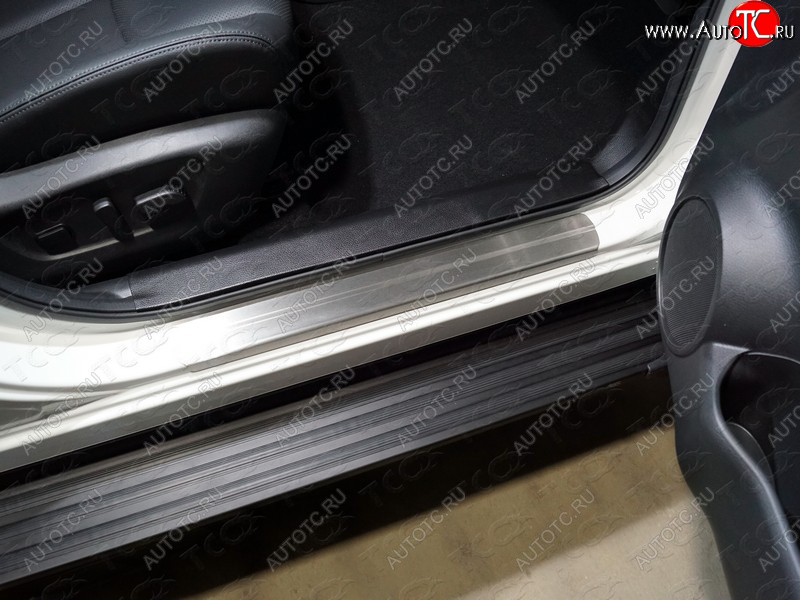 3 659 р.  Накладки на пороги, ТСС Тюнинг  Nissan Qashqai  2 (2017-2022) J11 рестайлинг (лист шлифованный)  с доставкой в г. Керчь