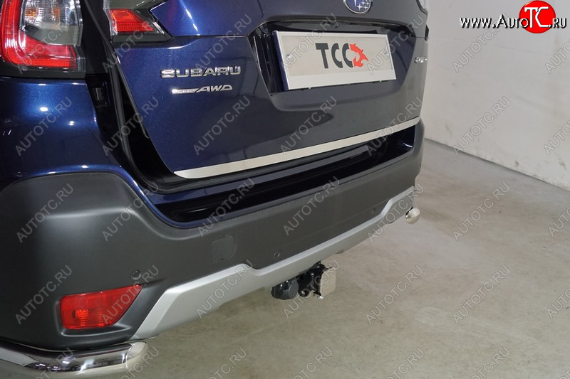 2 349 р. Накладка на заднюю дверь, ТСС Тюнинг  Subaru Outback  BT (2019-2025) универсал (лист шлифованный)  с доставкой в г. Керчь