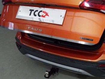 Накладка на заднюю дверь, ТСС Тюнинг Volkswagen Taos (2020-2022) (Лист шлифованный)