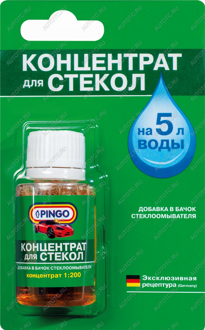 419 р. Концентрат для стекол (1:200) с ароматом яблока, 25 мл Pingo 85030-4  с доставкой в г. Керчь
