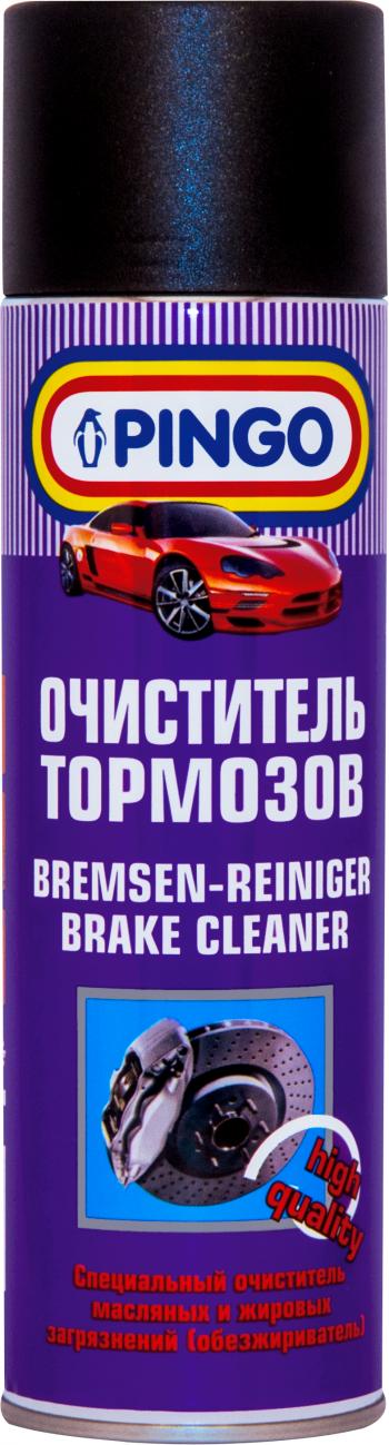 379 р. Очиститель тормозов  500 мл Pingo 85020-0  с доставкой в г. Керчь. Увеличить фотографию 1