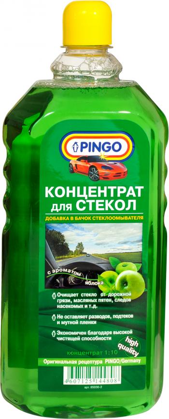 180 р. Концентрат для стеклоочистителей 1:10  1000 мл - яблоко Pingo 85030-2  с доставкой в г. Керчь. Увеличить фотографию 1