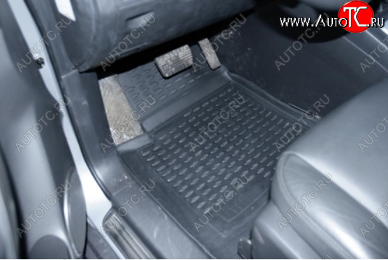 4 499 р. Комплект ковриков в салон (полиуретан, серые) Element Chevrolet Captiva 1-ый рестайлинг (2011-2013)  с доставкой в г. Керчь